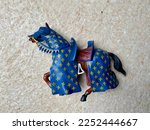 Knight Templar Horse Toy With...