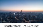 Overlook of Shanghai Cityscape in China image - Free stock photo ...