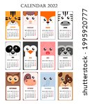 Calendar 2022 With Tiger  Cow ...