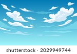 vector illustration  blue sky... | Shutterstock .eps vector #2029949744