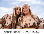 Small photo of Mardin-Turkey - 04.19.2023: Kurdish women from the Yazidis' Red Wednesday festival