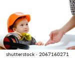 kid studio little boy builder... | Shutterstock . vector #2067160271