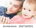 the children are smiling ... | Shutterstock . vector #2067160331