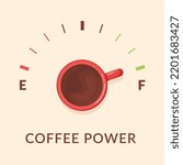 Coffee Fuel. Caffeine Refuel...