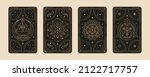 tarot cards. gypsy card ... | Shutterstock .eps vector #2122717757