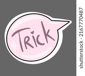 vector cute halloween sticker.... | Shutterstock .eps vector #2167770487