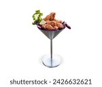 Small photo of Dynamite Shrimp with bowl white background