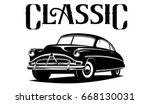 Old car silhouettes - Free Vector Art