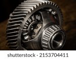 Small photo of Differential removed from modern automatic transmission for future repairs