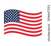 usa flag. united states america.... | Shutterstock .eps vector #504647551
