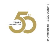 50 year anniversary logo ... | Shutterstock .eps vector #2137908047