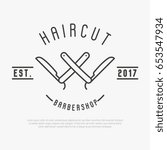 Hipster Logo For Barber Shop...