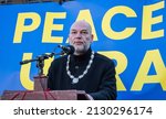 Small photo of Deputy Mayor Rutger Groot Wassink spoke at a demonstration against the illegal Russian invasion of Ukraine. - 27.02.2022 Amsterdam