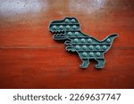 Small photo of Trex dinosaur figure for children's toy