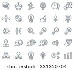 business and finance icon set... | Shutterstock .eps vector #331350704