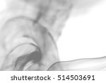 black smoke on a white... | Shutterstock . vector #514503691