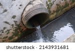 Waste Water Flow To Sewer With...