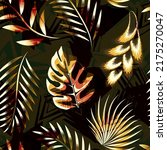 abstract tropical foliage... | Shutterstock .eps vector #2175270047