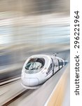 Modern High Speed Train At The...