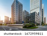 Streets And Office Buildings Of ...
