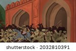 Uprising in India in 1857