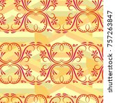 endless abstract pattern.... | Shutterstock .eps vector #757263847