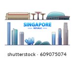 Singapore. Vector Illustration. ...
