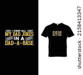 fathers day t shirt design | Shutterstock .eps vector #2158413347