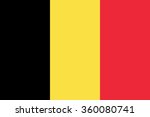 vector flag of belgium.... | Shutterstock .eps vector #360080741