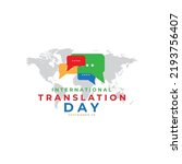 World Translation Day Vector...