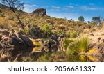 Summer hike in pinnacles national park, West Coast, California, sunny weather, rocks, sky, outdoors