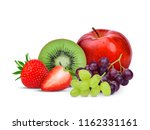 Kiwi fruit strawberry grape and ...