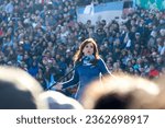 Small photo of Avellaneda, Buenos Aires, Argentina; 06-20-2017: Cristina Kirchner addressing the public in Avellaneda.