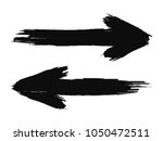 hand drawn arrows. grunge... | Shutterstock .eps vector #1050472511