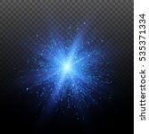 light effect. star burst with... | Shutterstock .eps vector #535371334
