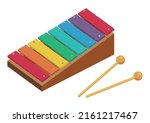 Children's Xylophone Vector...