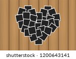 heart concept made with photo... | Shutterstock .eps vector #1200643141