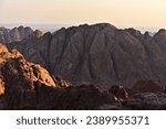 View of the sinai mountains in...