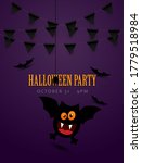 halloween poster and invitation ... | Shutterstock .eps vector #1779518984