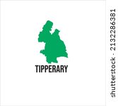 tipperary map on white...