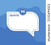 Vector Of Quote Template. Good...