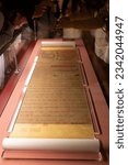 Small photo of BEIJING, CHINA, MAY 24, 2023: authentic work of Emperor Taizong Receiving the Tibetan Envoy by Yan Liben