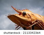 Small photo of Close up of Big Prawn in Ballina NSW Australia