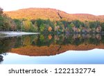 Sunset Panorama of the Lake at Cheaha State Park, Alabama in Late October 