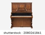 Antique Upright Piano Isolated...