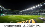 Small photo of Lisboa, Portugal, Estadio Jose Alvalade - 12 29 21; Liga Bwin: Sporting CP- Portimonense; Stadium before the game starts