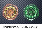 modern magic witchcraft symbols.... | Shutterstock .eps vector #2087956651