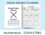 group project planner interior... | Shutterstock .eps vector #2154117081