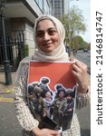 Small photo of London UK israel embassy ,4 17 22 Prisoners day is calling on the injustice carried out on palestinian children who are often tried in israel defence force, court martial