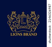 heraldry lion luxury design... | Shutterstock .eps vector #2146326987